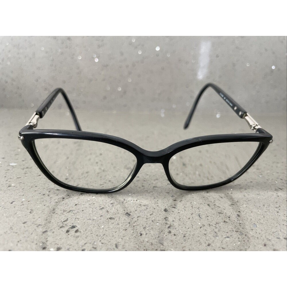 Elle Eyeglasses Frames ONLY EL13346GN Designer Black 53-15-130 Full Rim Square
